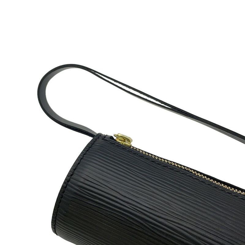 ルイヴィトン ハンドバッグ エピ スフロ M52222 LOUIS VUITTON ヴィトン バッグ ミニボストン 黒 ブラック ポーチ付き