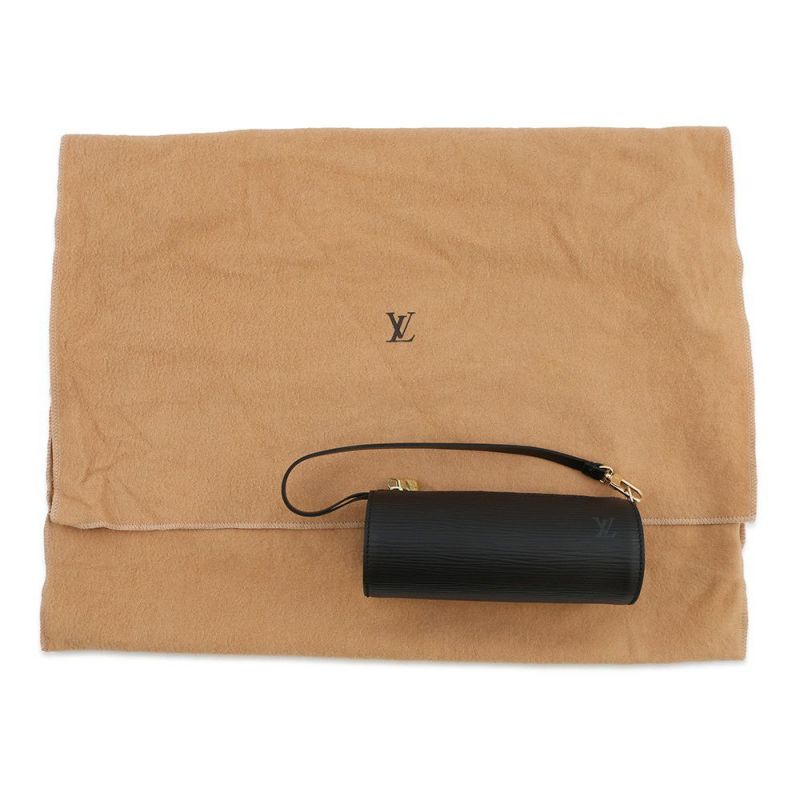ルイヴィトン ハンドバッグ エピ スフロ M52222 LOUIS VUITTON ヴィトン バッグ ミニボストン 黒 ブラック ポーチ付き