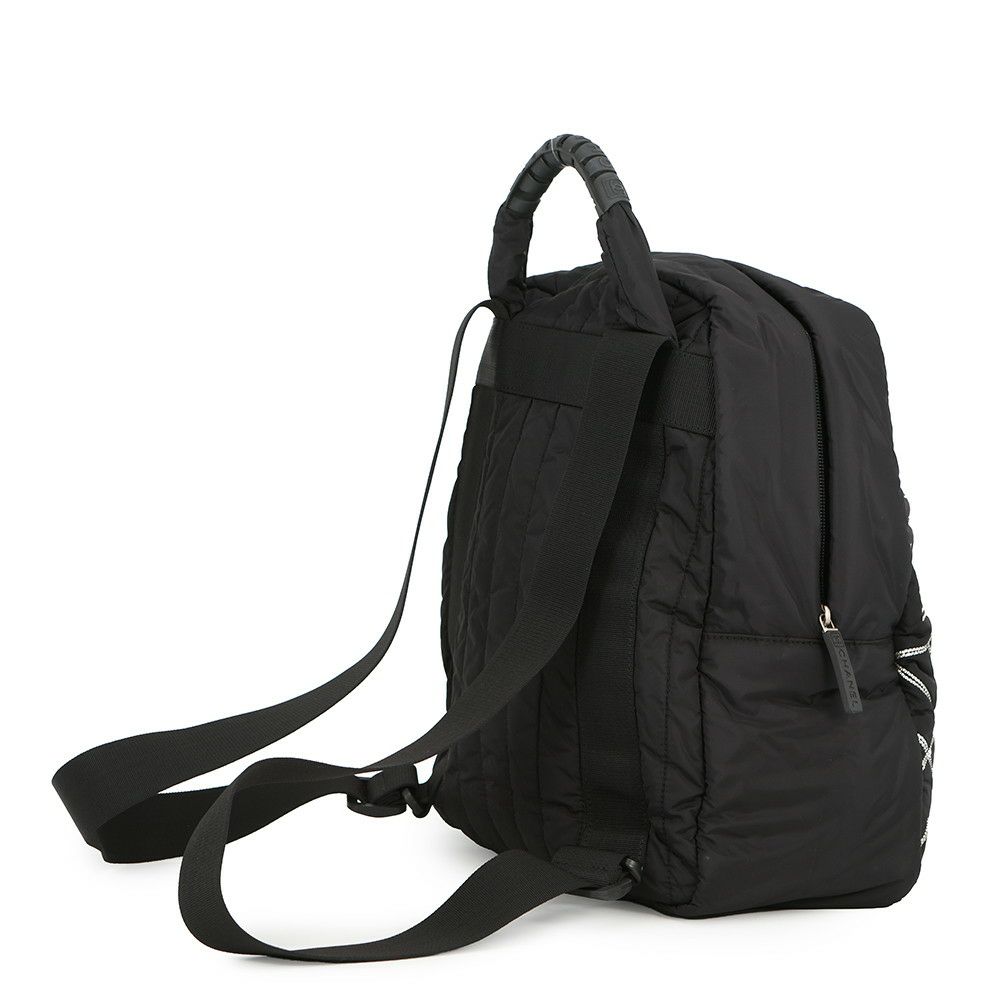 シャネル リュック スポーツ ロゴ ココマーク ナイロン CHANEL バックパック 黒