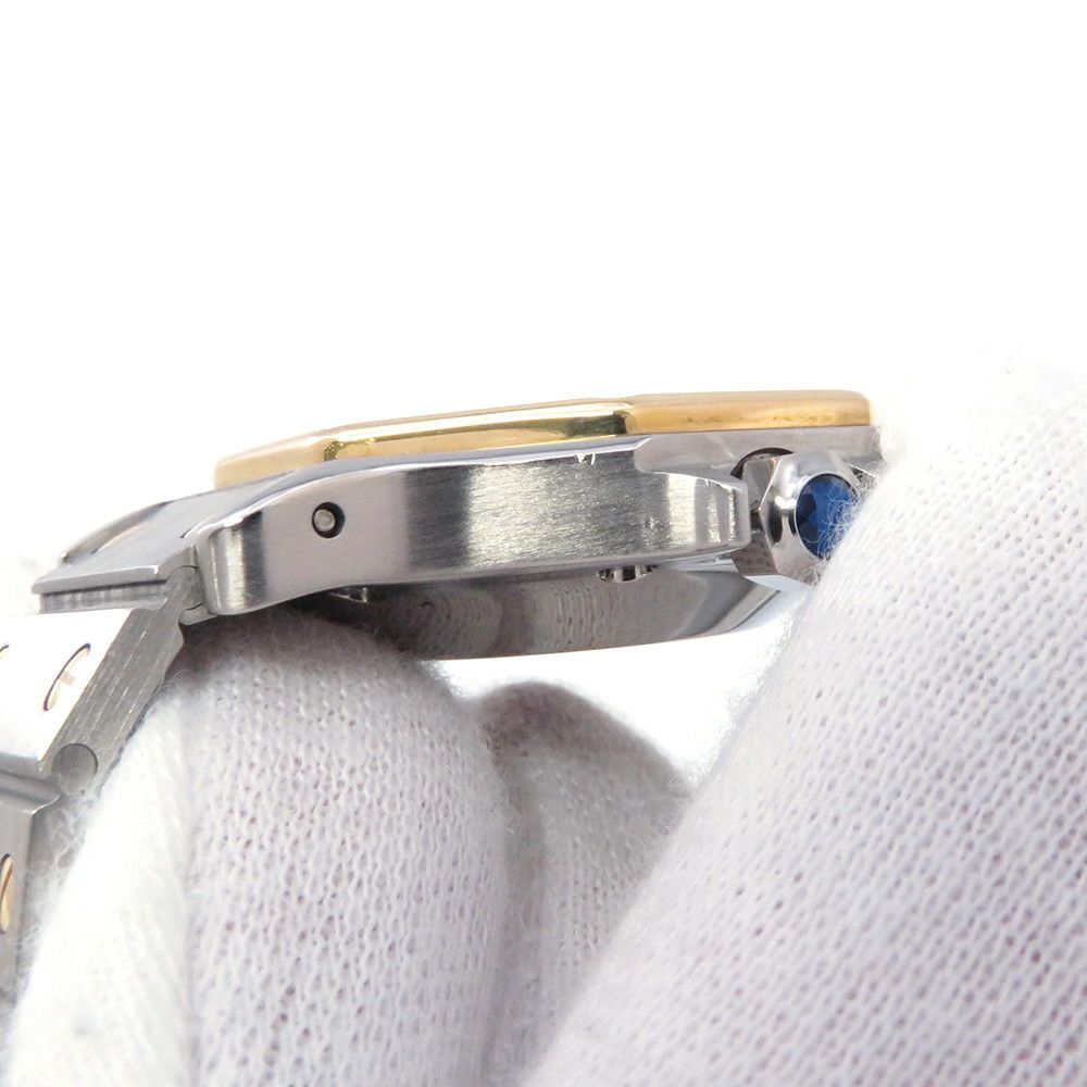 カルティエ サントスオクタゴン LM Cartier 腕時計 白文字盤