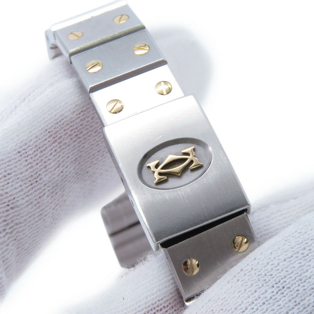 カルティエ サントスオクタゴン SM W2001683 Cartier 腕時計 アイボリー文字盤 クォーツ
