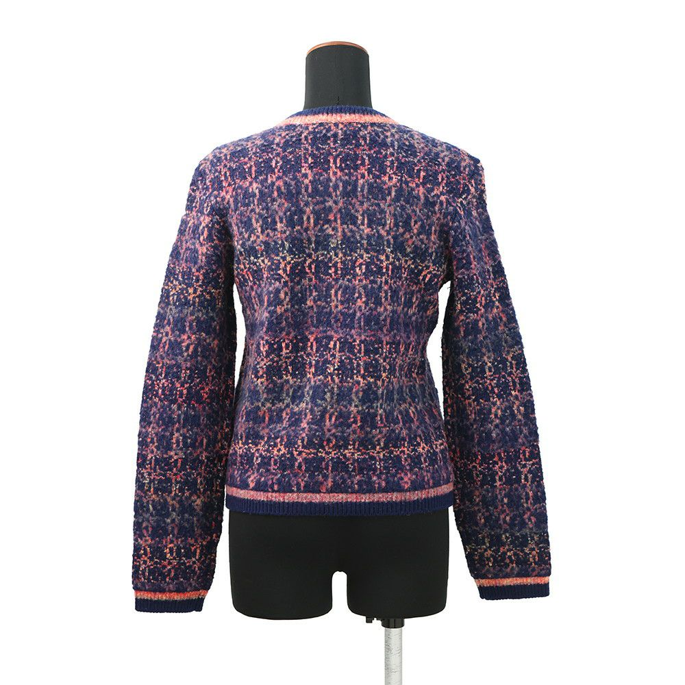 シャネル ジャケット ツイード ニットジャケット カシミヤ ウール レディースサイズ38 P72941 CHANEL アウター
