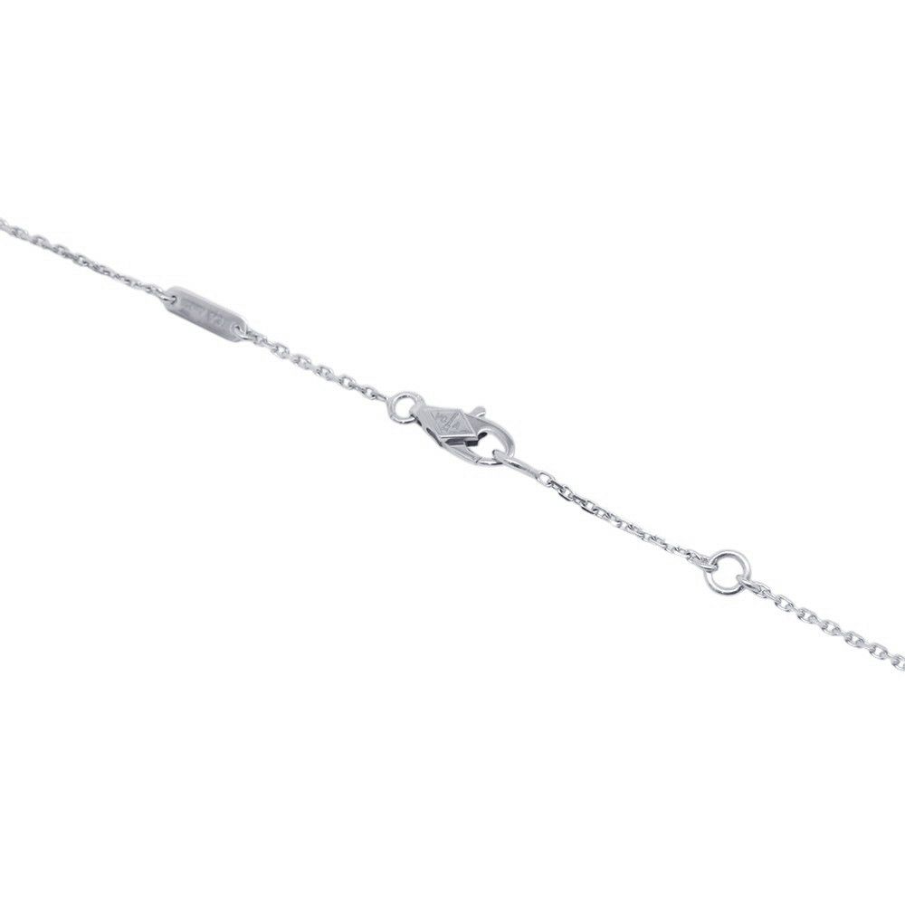 ヴァンクリーフ&アーペル ネックレス スウィート アルハンブラ ペンダント ダイヤ 12P 計0.08ct K18WGホワイトゴールド VCARO85900