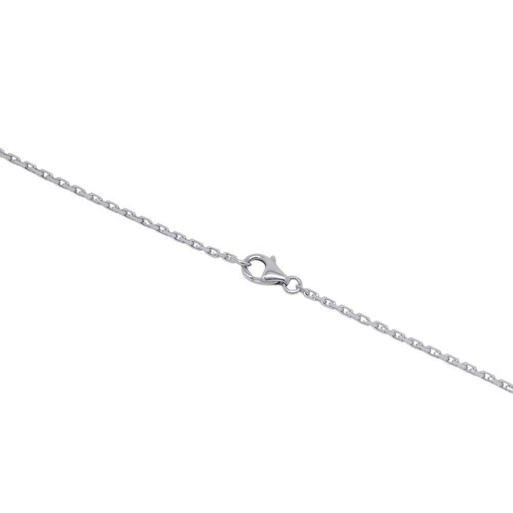 カルティエ ネックレス LOVE セミパヴェ ダイヤモンド 18P 計0.22ct K18WGホワイトゴールド B7013700 ベビーラブ ペンダント