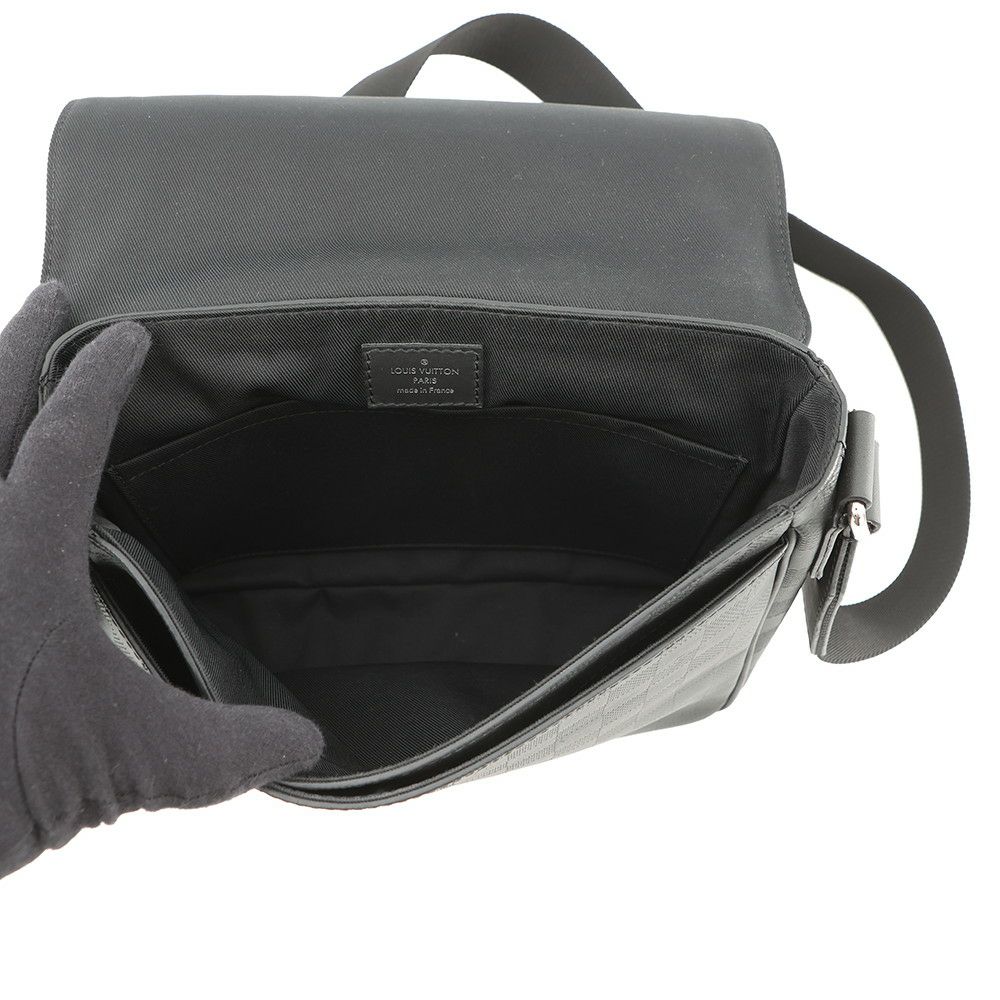 ルイヴィトン ショルダーバッグ ダミエ・アンフィニ ディストリクト PM NV3 N42711 LOUIS VUITTON バッグ 黒 ブラック