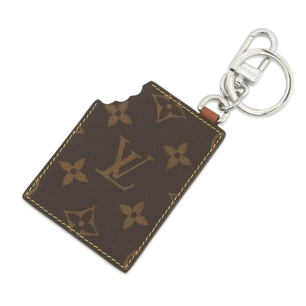 ルイヴィトン バッグチャーム モノグラム レザー LV チョコレートバー M01478 LOUIS VUITTON ヴィトン キーホルダー