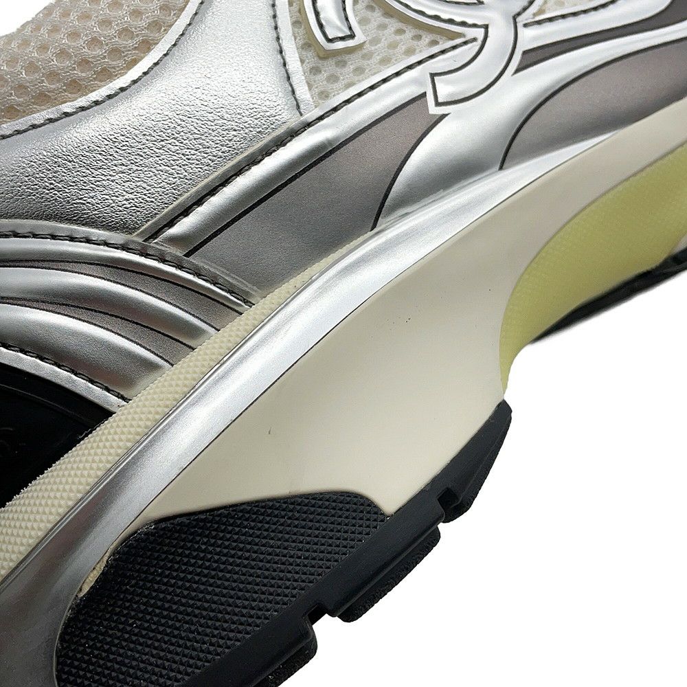 シャネル スニーカー ココマーク メッシュ ファブリック メンズサイズ43 G39794 CHANEL 靴 白