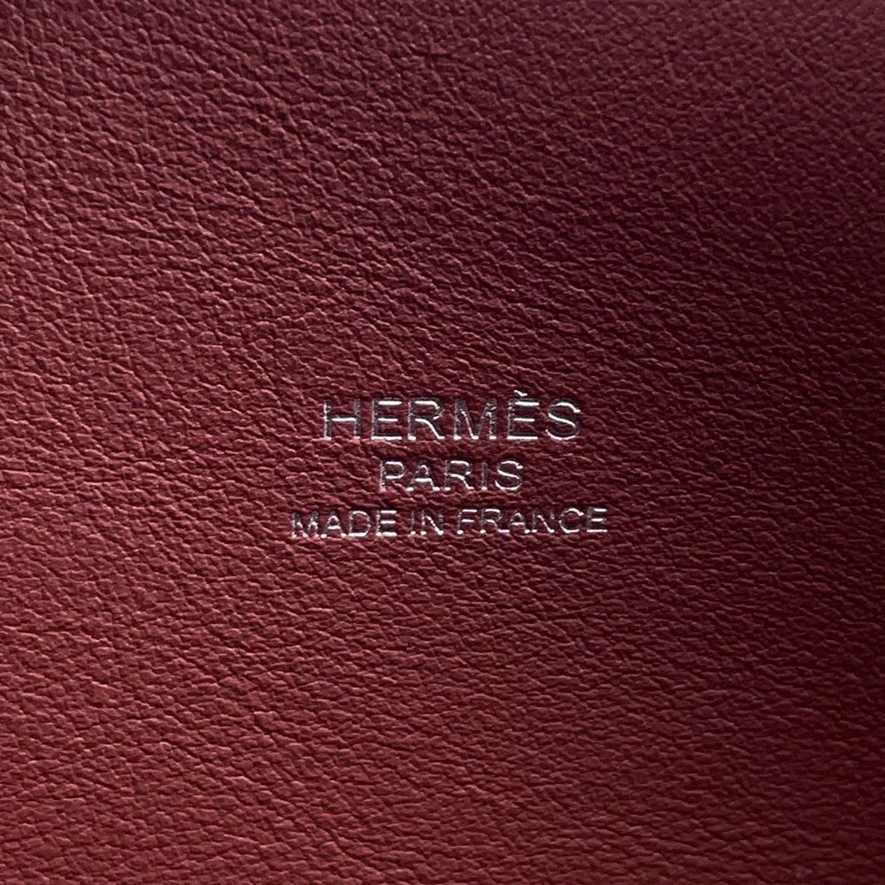 エルメス ボリード1923 25 ルージュアッシュ/シルバー金具 エプソン K刻印 ２wayショルダー