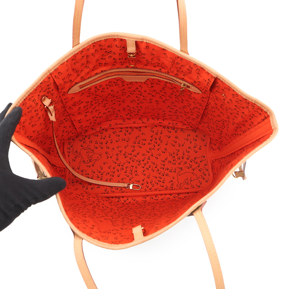 ルイヴィトン トートバッグ モノグラム・キャットグラム ネヴァーフルMM M44441 猫 ねこ 2019クルーズ