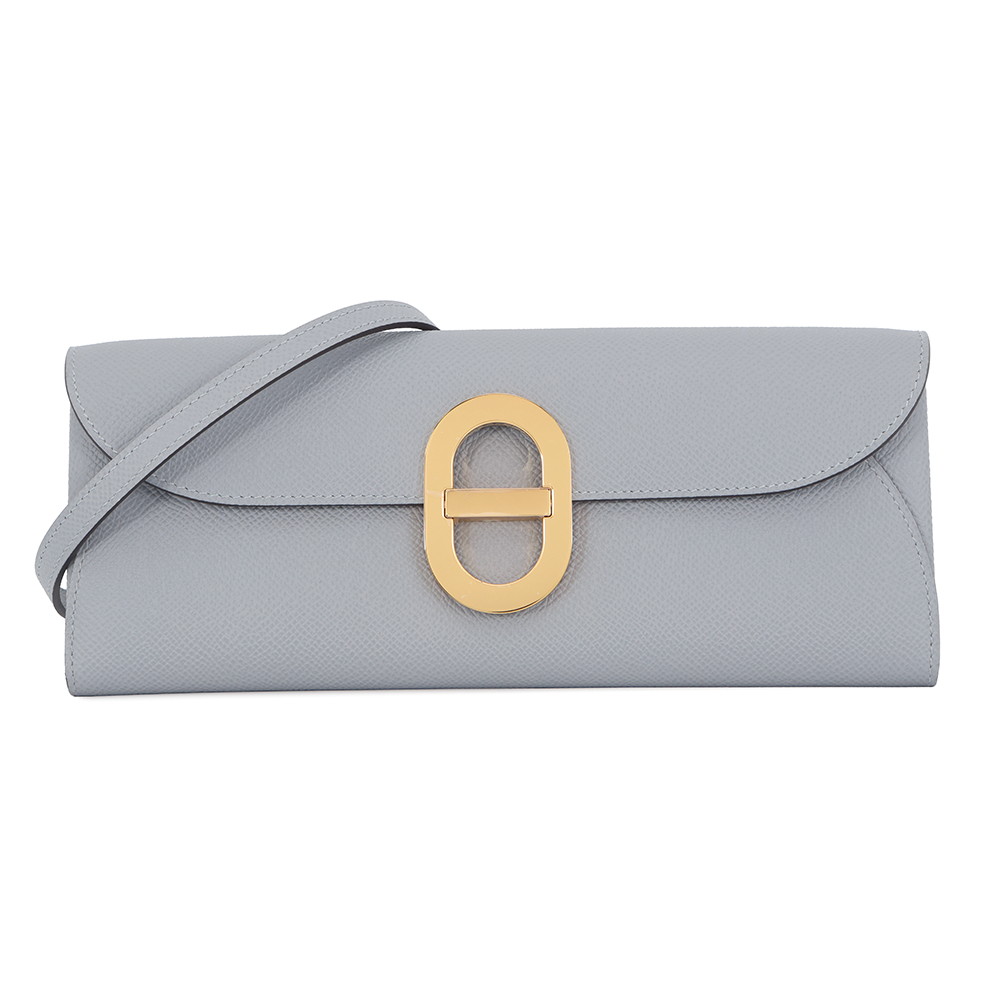 エルメス 長財布 シェーヌダンクル マイヨン トゥーゴー グリパンタン/ゴールド金具 エプソン K刻印 エルメス 財布