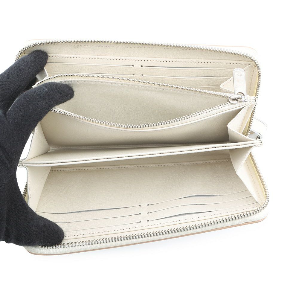 ルイヴィトン 長財布 モノグラム/パイソン ジッピー・ウォレット N97773 LOUIS VUITTON 財布 白