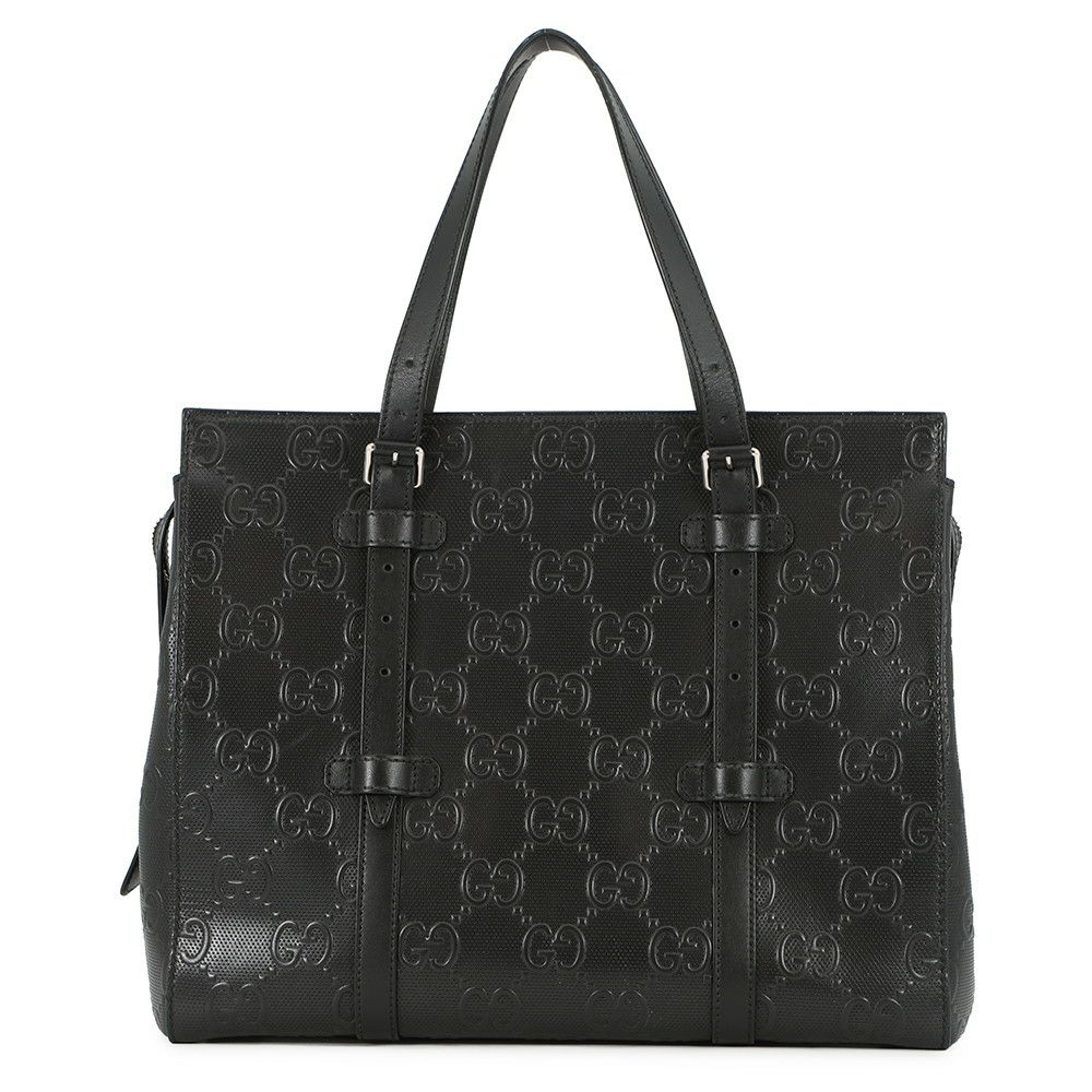 グッチ トートバッグ GGエンボス レザー 625774 GUCCI バッグ 黒