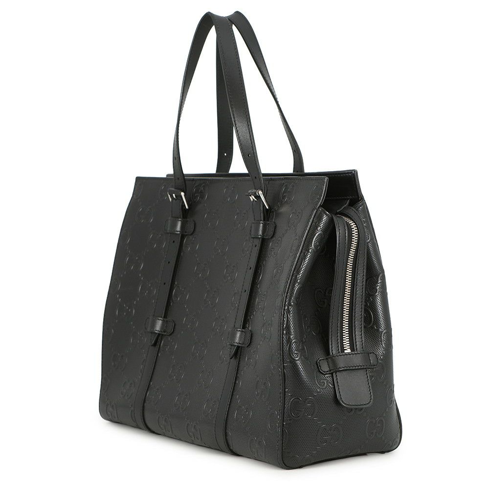 グッチ トートバッグ GGエンボス レザー 625774 GUCCI バッグ 黒