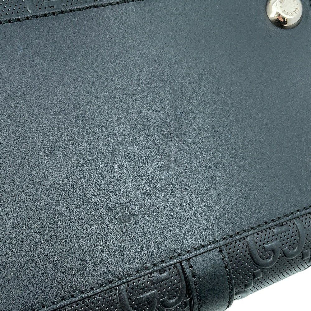 グッチ トートバッグ GGエンボス レザー 625774 GUCCI バッグ 黒