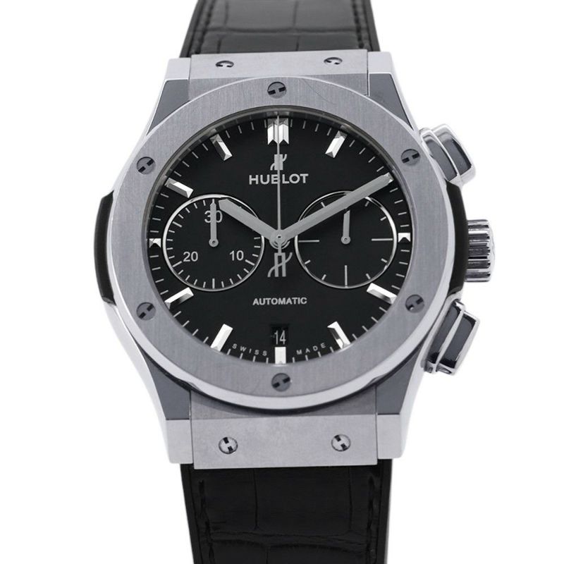 ウブロ クラシック・フュージョン クロノグラフ チタニウム 521.NX.1171.RX HUBLOT 腕時計 黒文字盤