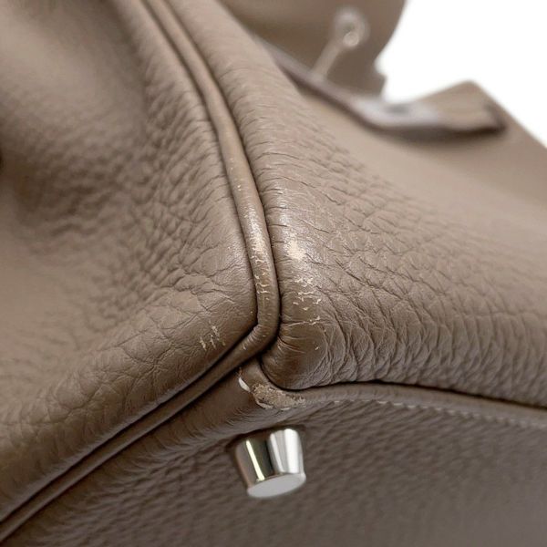 エルメス ハンドバッグ ケリー28 内縫い エトゥープ/シルバー金具 トゴ T刻印 ２wayショルダー