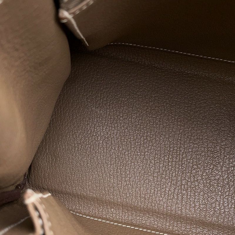 エルメス ハンドバッグ ケリー28 内縫い エトゥープ/シルバー金具 トゴ T刻印 ２wayショルダー