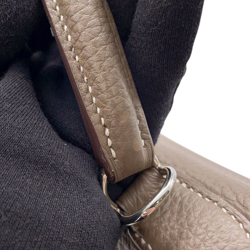 エルメス ハンドバッグ ケリー28 内縫い エトゥープ/シルバー金具 トゴ T刻印 ２wayショルダー