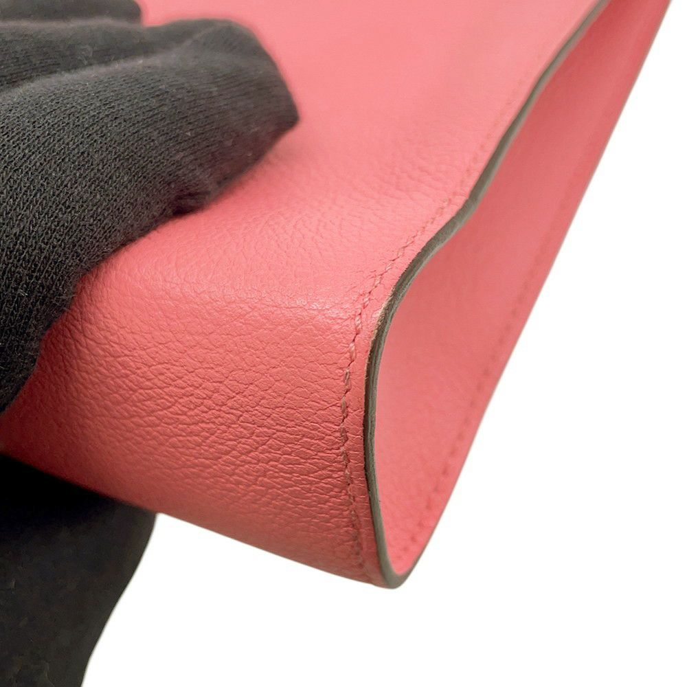 エルメス ポーチ ジップ アンドゴー ローズエテ/シルバー金具 エバーカラー Y刻印