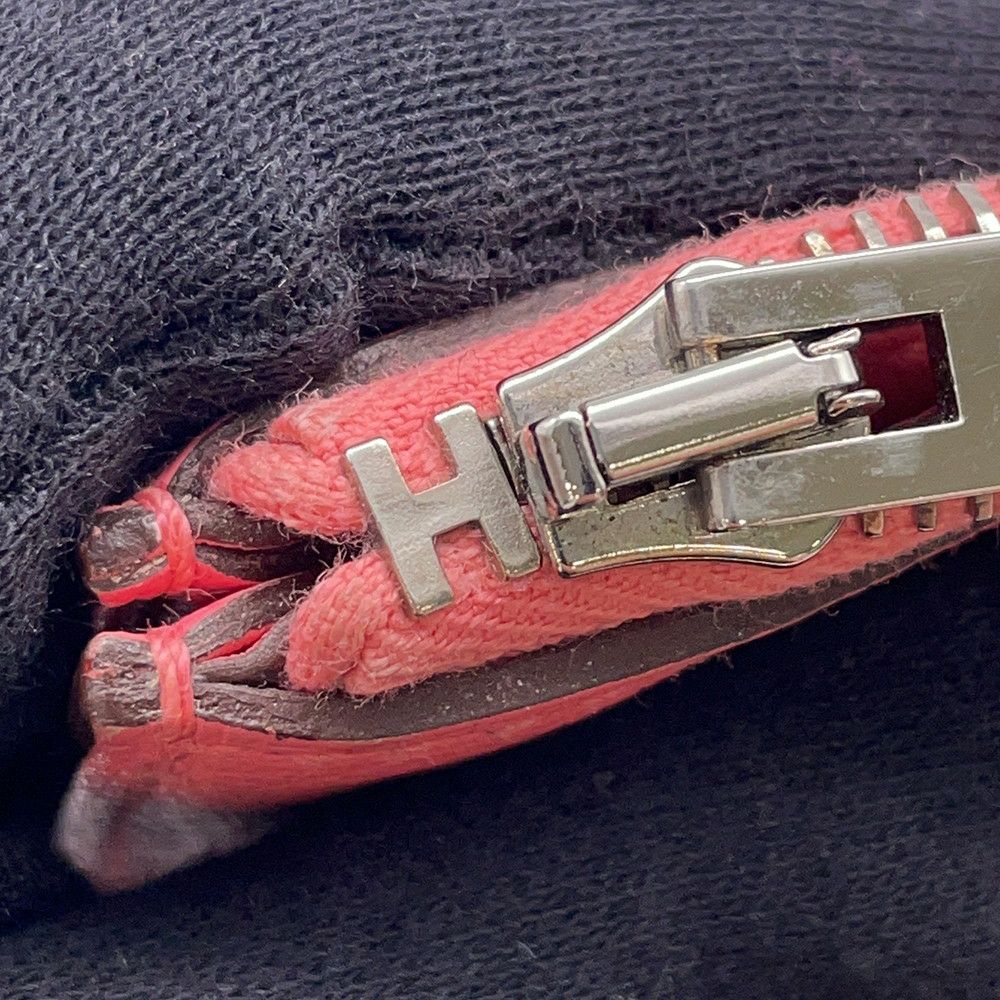 エルメス ポーチ ジップ アンドゴー ローズエテ/シルバー金具 エバーカラー Y刻印