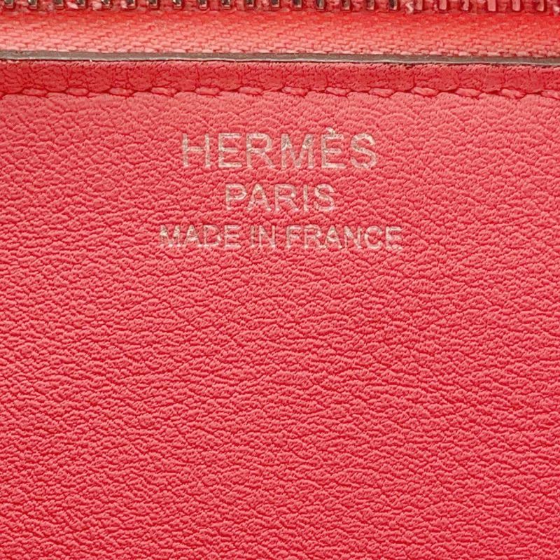 エルメス ポーチ ジップ アンドゴー ローズエテ/シルバー金具 エバーカラー Y刻印