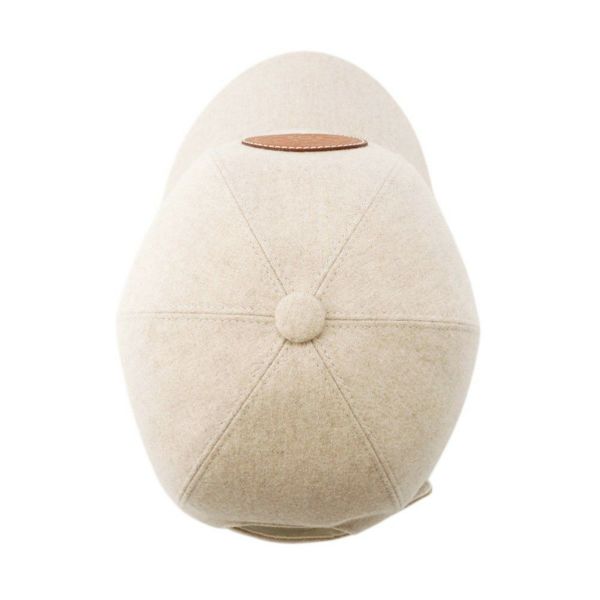 エルメス キャップ セレナ エプロン ドール カシミヤ サイズ58 HERMES 帽子