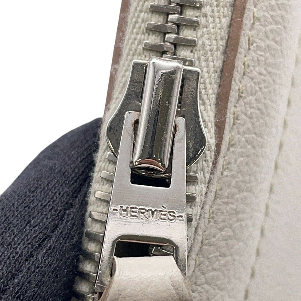 エルメス クラッチバッグ ジップ タブレット べトン/シルバー金具 エバーカラー D刻印 セカンドバッグ メンズ