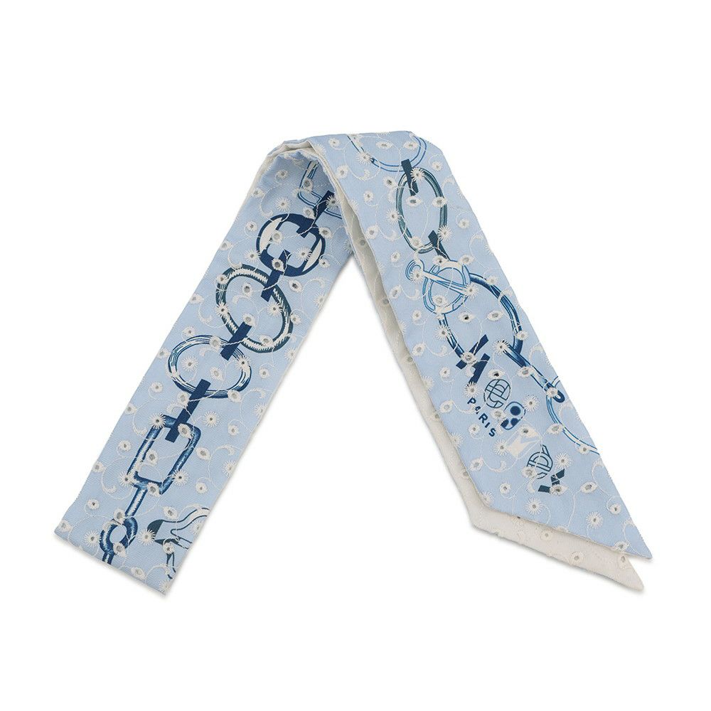 エルメス スカーフ ツイリー ド・レ・ブックル・ブロデリー・アングレーズ Do Re Boucles Broderie Anglaise 2023春夏