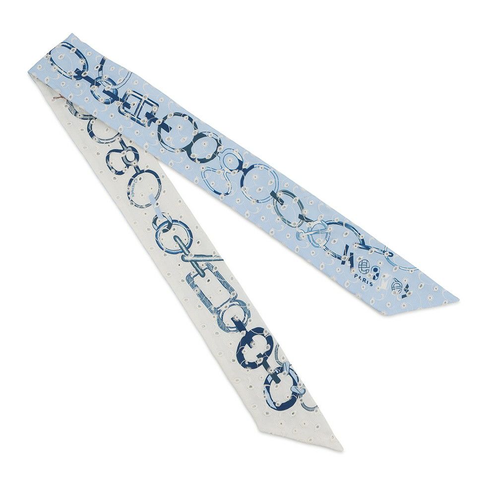 エルメス スカーフ ツイリー ド・レ・ブックル・ブロデリー・アングレーズ Do Re Boucles Broderie Anglaise 2023春夏