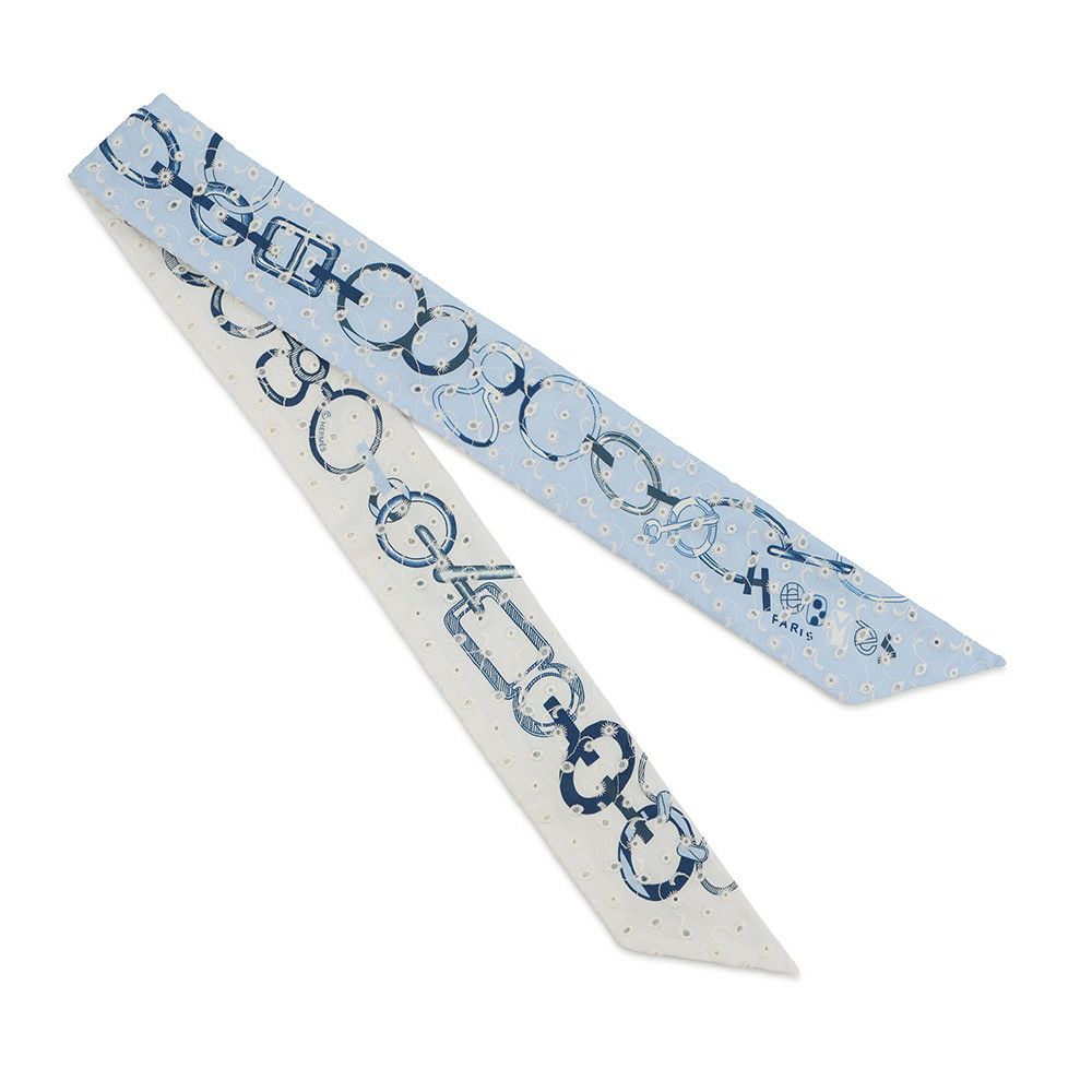 エルメス スカーフ ツイリー ド・レ・ブックル・ブロデリー・アングレーズ Do Re Boucles Broderie Anglaise 2023春夏