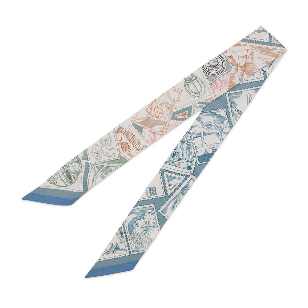 エルメス スカーフ ツイリー フォーブルの切手愛好家 HERMES シルクツイル 2025年秋冬