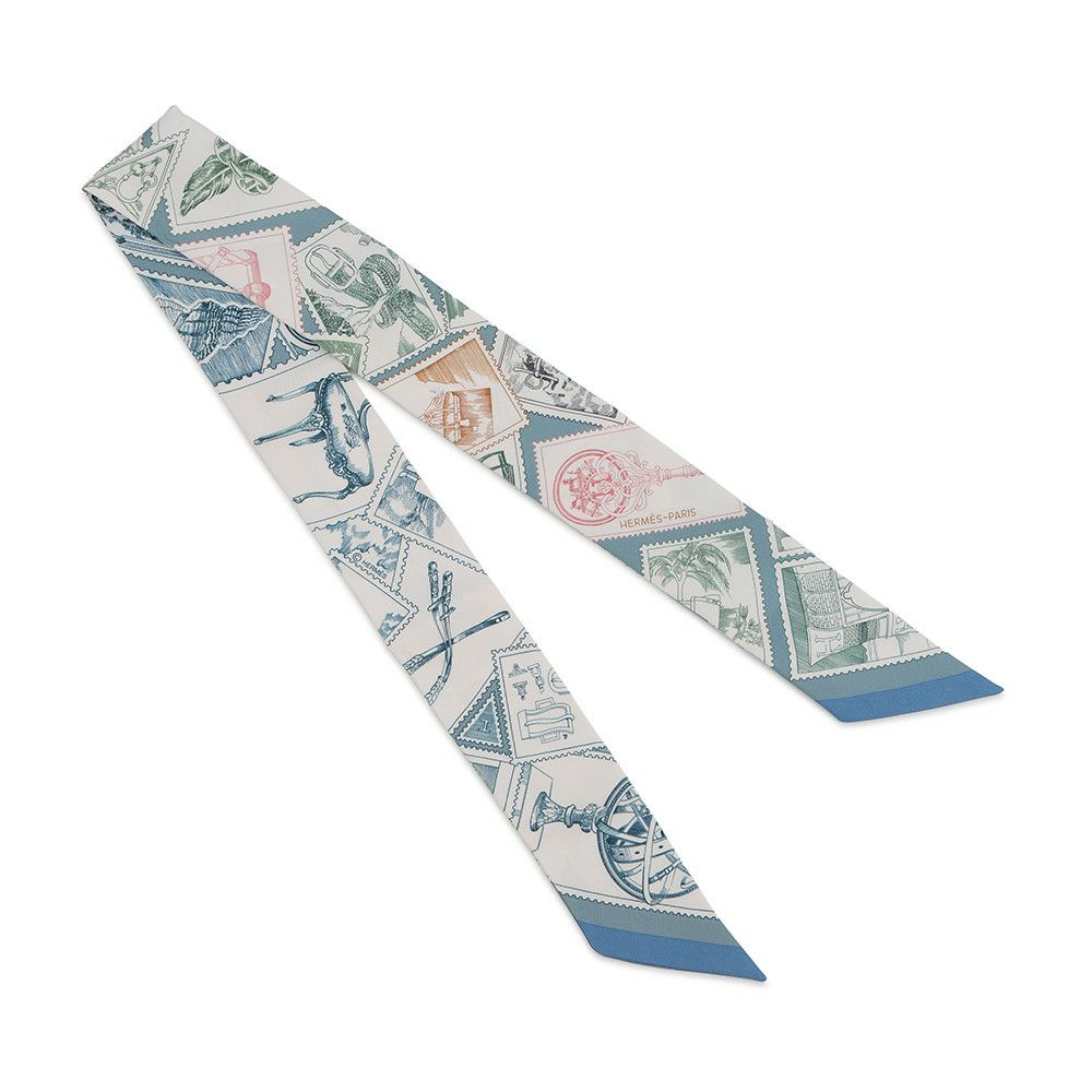 エルメス スカーフ ツイリー フォーブルの切手愛好家 HERMES シルクツイル 2025年秋冬