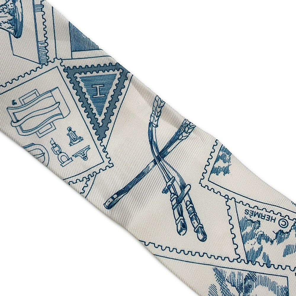 エルメス スカーフ ツイリー フォーブルの切手愛好家 HERMES シルクツイル 2025年秋冬