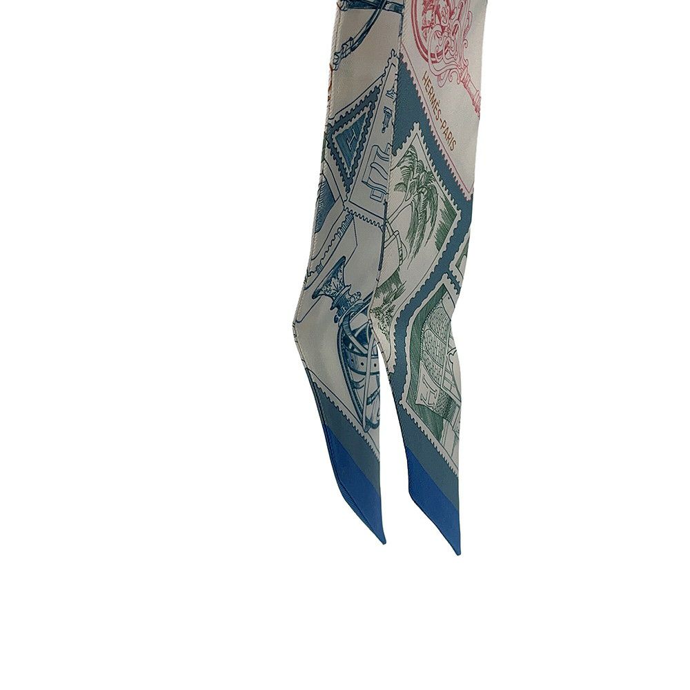 エルメス スカーフ ツイリー フォーブルの切手愛好家 HERMES シルクツイル 2025年秋冬