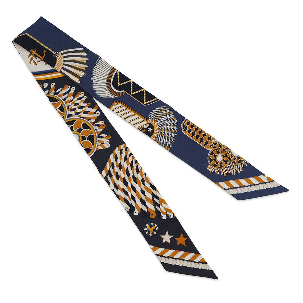エルメス スカーフ ツイリー 式典肩章 EPAULETTES DE GALA HERMES シルク 2023年秋冬