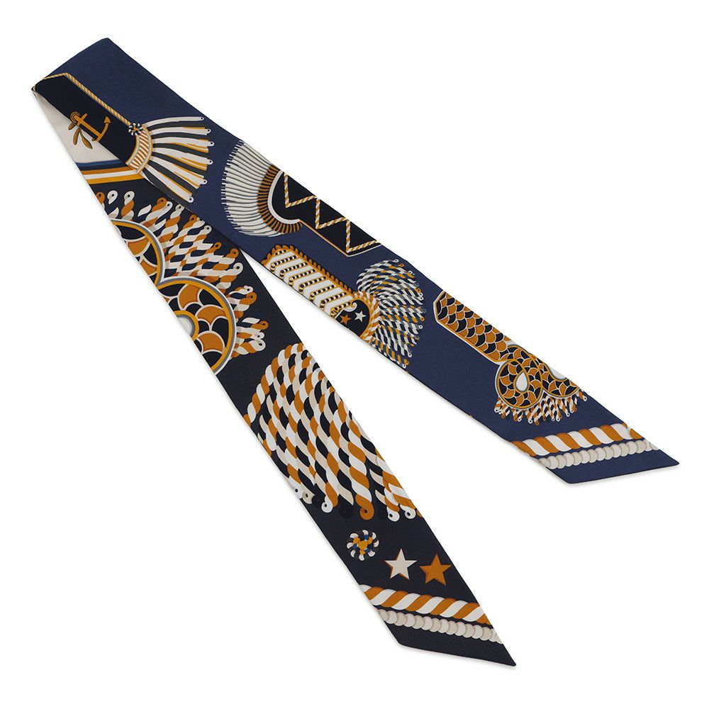 エルメス スカーフ ツイリー 式典肩章 EPAULETTES DE GALA HERMES シルク 2023秋冬