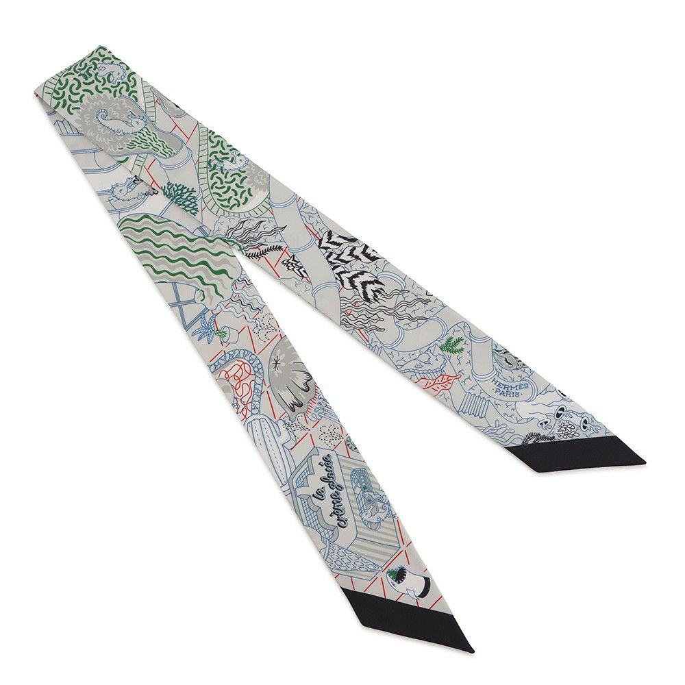 エルメス スカーフ ツイリー スプラッシュパーク SPRASH PARK HERMES シルクツイル 2024春夏