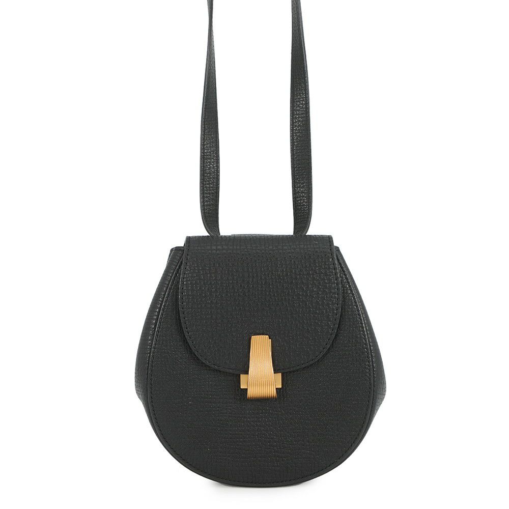 ボッテガヴェネタ ショルダーバッグ パルメラート ベルトバッグ レザー 576643 BOTTEGA VENETA 黒