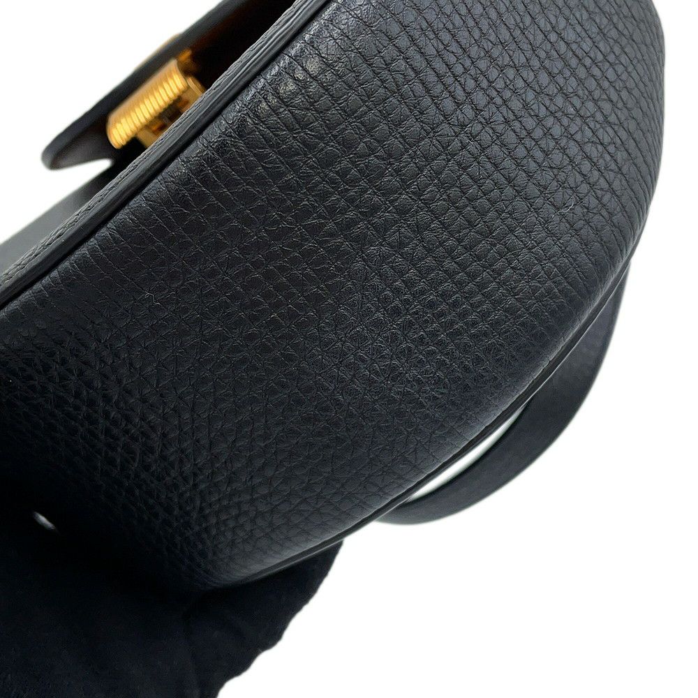 ボッテガヴェネタ ショルダーバッグ パルメラート ベルトバッグ レザー 576643 BOTTEGA VENETA 黒