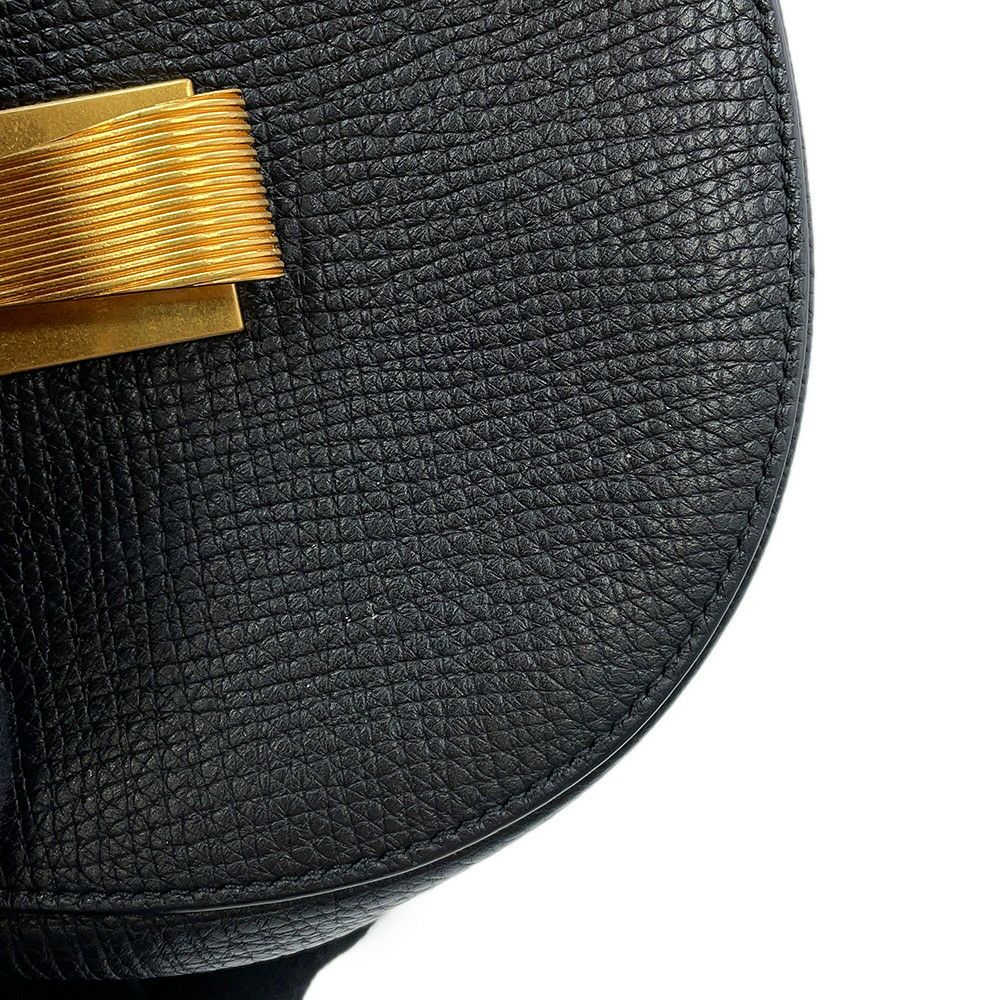 ボッテガヴェネタ ショルダーバッグ パルメラート ベルトバッグ レザー 576643 BOTTEGA VENETA 黒