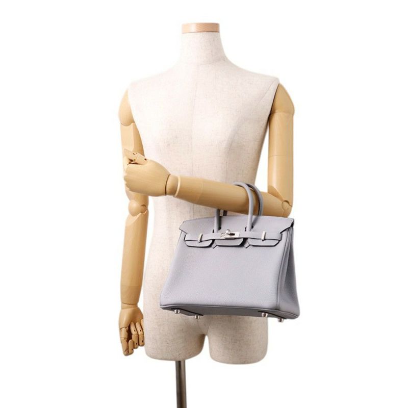 エルメス バーキン25 グリパンタン/シルバー金具 トゴ G刻印 HERMES Birkin ハンドバッグ