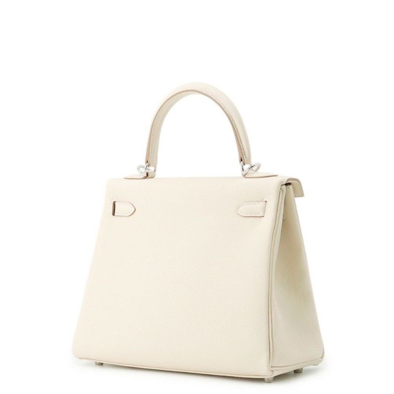 エルメス ハンドバッグ ケリー25 内縫い クレ/シルバー金具 トゴ G刻印 ２wayショルダー