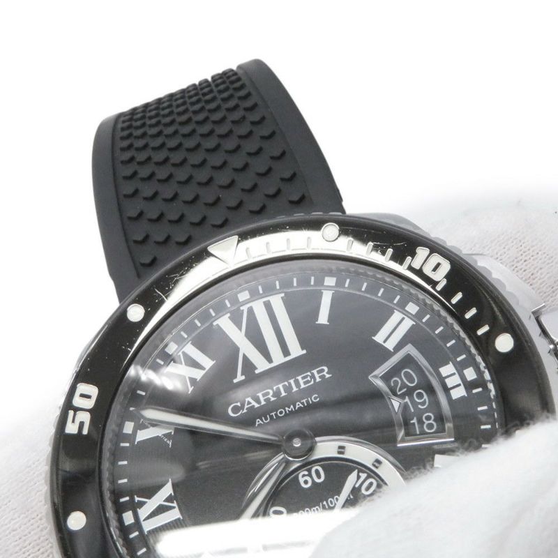 カルティエ カリブル ドゥ カルティエ ダイバー W7100056 Cartier 腕時計 ウォッチ 黒文字盤