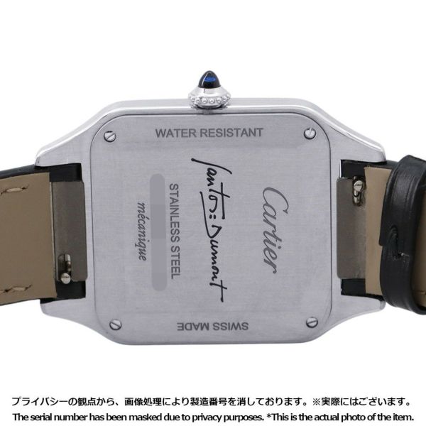 カルティエ サントス デュモン LM WSSA0046 Cartier 腕時計 黒文字盤 手巻き