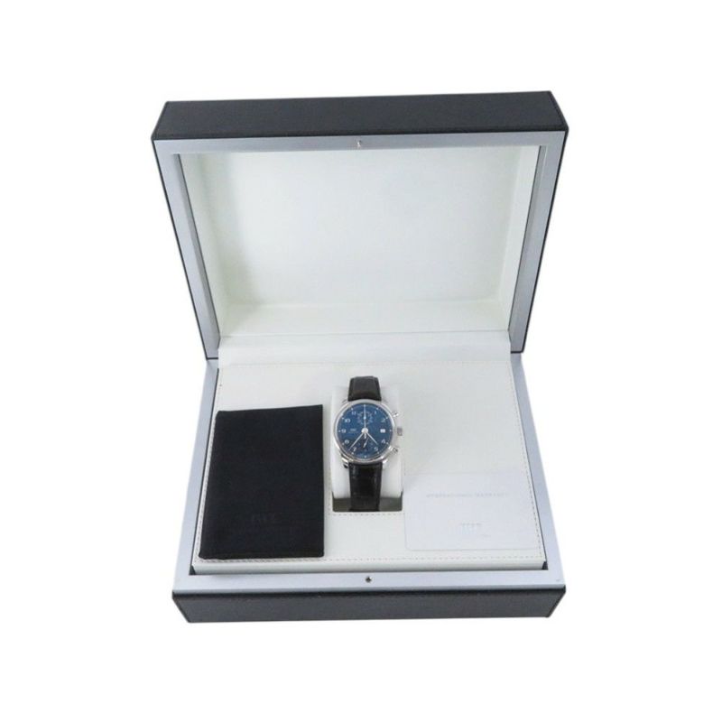 IWC ポルトギーゼ・クロノグラフ・クラシック IW390303 腕時計 ウォッチ ブルー文字盤