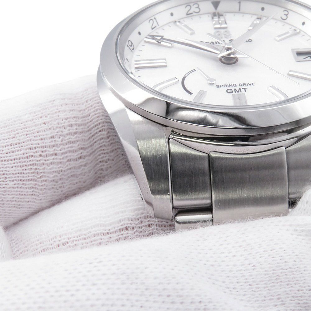 セイコー グランドセイコー ヘリテージコレクション スプリングドライブ GMT SBGE279 SEIKO 腕時計 シルバー文字盤