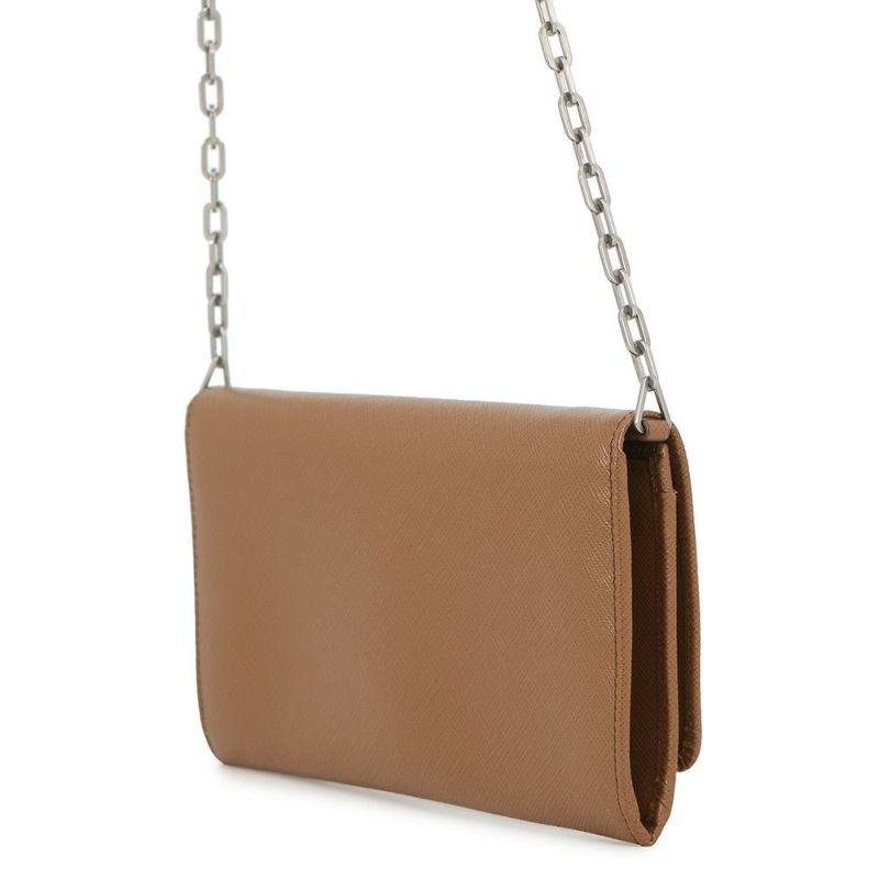 プラダ チェーンウォレット サフィアーノ ロゴ 1MT440 PRADA 財布