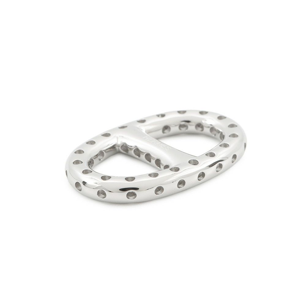 エルメス スカーフリング ツイリー ミニ・シェーヌ・ダンクル・ペルフォレ メタル HERMES アクセサリー