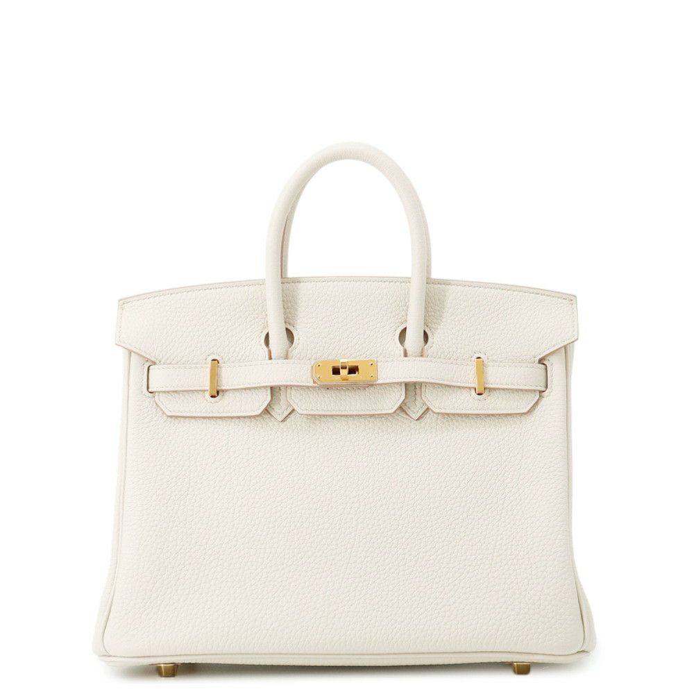 エルメス バーキン25 ベトン/ゴールド金具 トゴ U刻印 HERMES Birkin ハンドバッグ