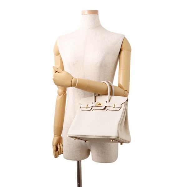エルメス バーキン25 ベトン/ゴールド金具 トゴ U刻印 HERMES Birkin ハンドバッグ